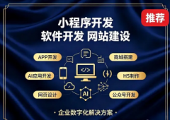 小程序制作/软件开发/网站制作/app开发/AI应用开发/公